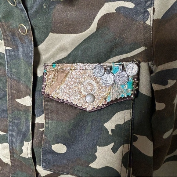 Beautiful Stories Embellished Camo Jacket - Picture 11 of 16